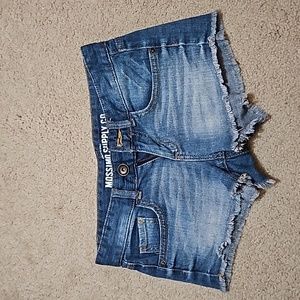 Cutoff Jean shorts